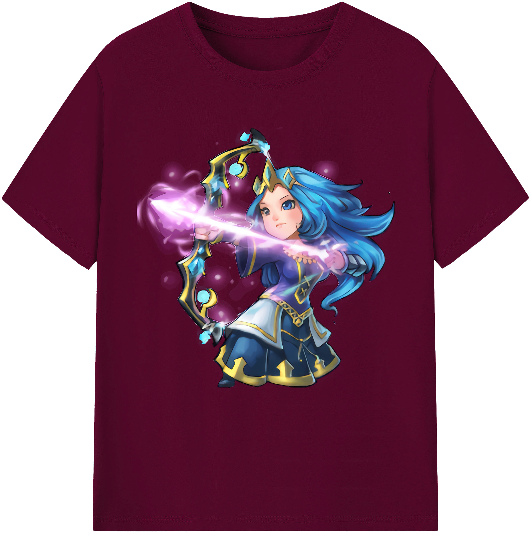 （画像用） リーグ・オブ・レジェンド League of Legends LOL レディースカジュアルプリントTシャツ（綿100％）